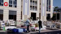 Hamas’ın rehin aldığı İsrailliler için “yataklı” protesto