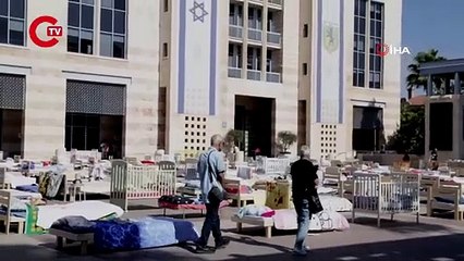 Hamas’ın rehin aldığı İsrailliler için “yataklı” protesto