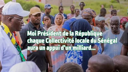 Décentralisation : Khalifa Sall promet 1 milliard de FCfa à chaque collectivité locale