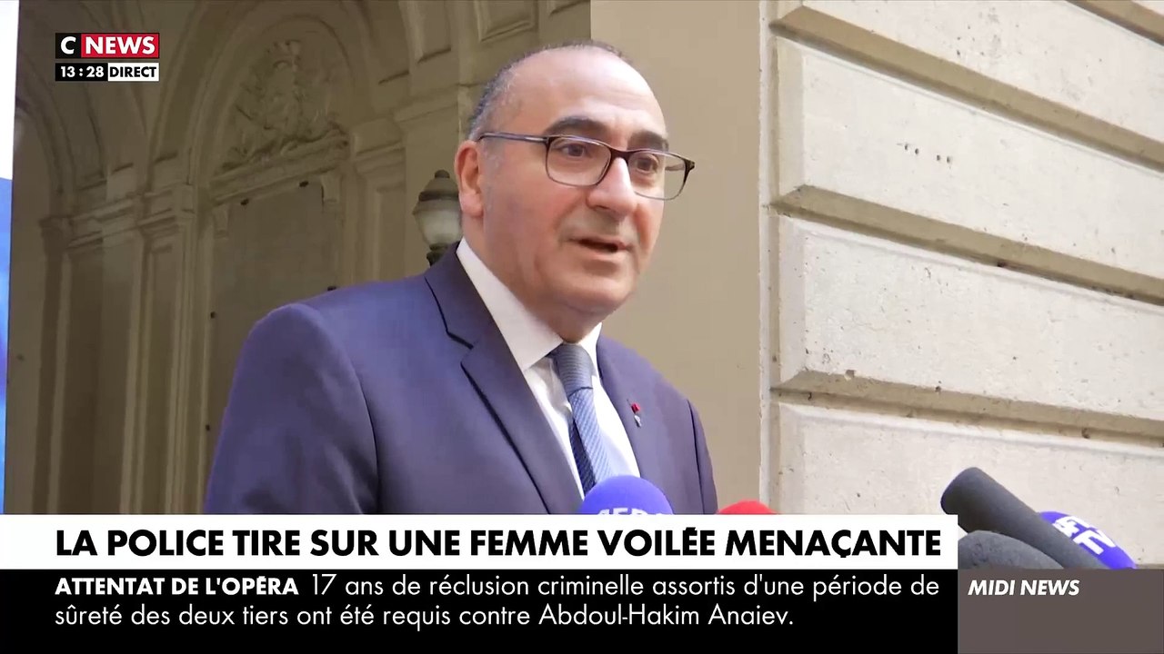 Femme voilée menaçante dans le RER C: "Aucun explosif n'a été retrouvé après sa neutralisation", annonce le préfet de police de Paris - Son pronostic vital est "engagé" - VIDEO