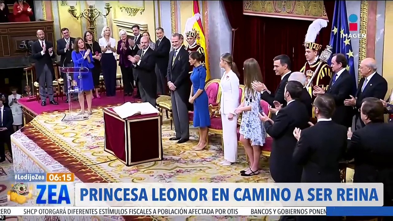 Princesa Leonor cumple 18 años y jura fidelidad a la Constitución