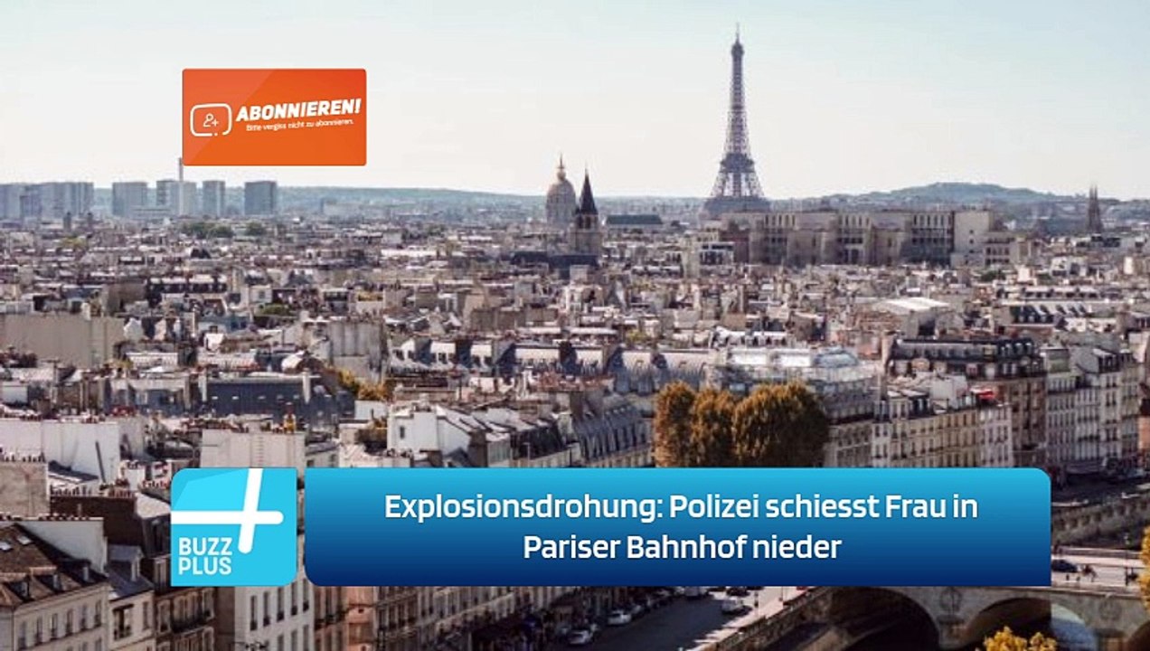Explosionsdrohung: Polizei schiesst Frau in Pariser Bahnhof nieder