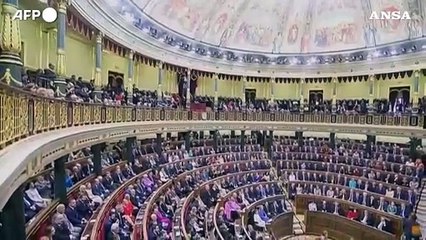 Скачать видео: Spagna, la principessa Leonor giura sulla Costituzione