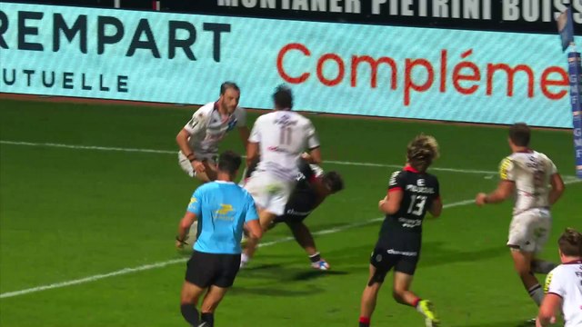 TOP 14 - Essai de Baptiste GERMAIN (ST) - Stade Toulousain - Union Bordeaux-Bègles - Saison 2023-2024