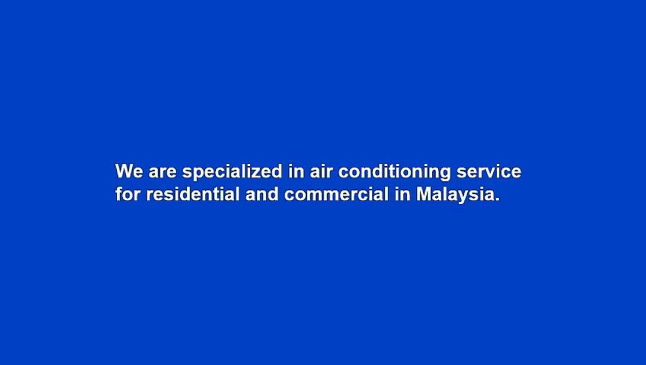 Servis Aircond Setia Alam
