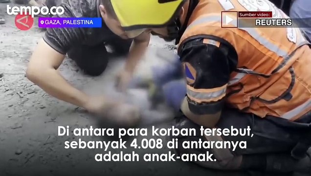 Hampir Sebulan Agresi Israel di Gaza, Lebih Dari 4.000 Anak Tewas