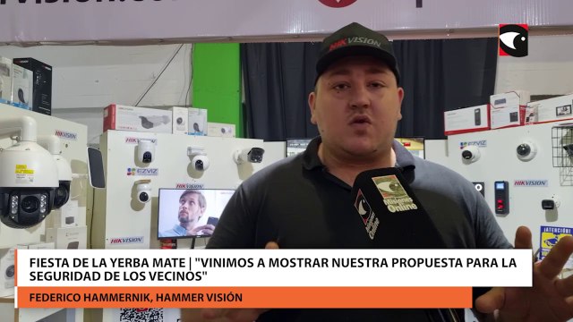 Fiesta de la Yerba Mate | Vinimos a mostrar nuestra propuesta para la seguridad de los vecinos