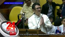 Sr. Dep. Speaker Gonzales, nagbitiw sa PDP-Laban; si ex-pres. Duterte umano ang nagbabanta sa Kamara | 24 Oras