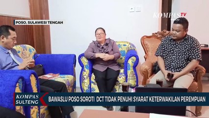 Bawaslu Poso Soroti DCT Tidak Penuhi Syarat Keterwakilan Perempuan