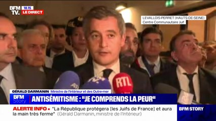 Israël/Hamas: Gérald Darmanin "comprend la peur" des Français de confession juive