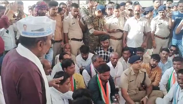 Ruckus for three hours in the district hospital over the death of an old man, staged a protest