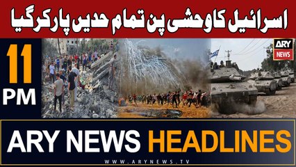 ARY News 11 PM Headlines 31st October 2023 | Israel-Palestine Conflict Updates