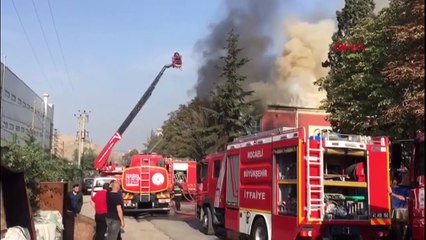 Incendie à l'usine de plastique de Gebze : 3 ouvriers blessés