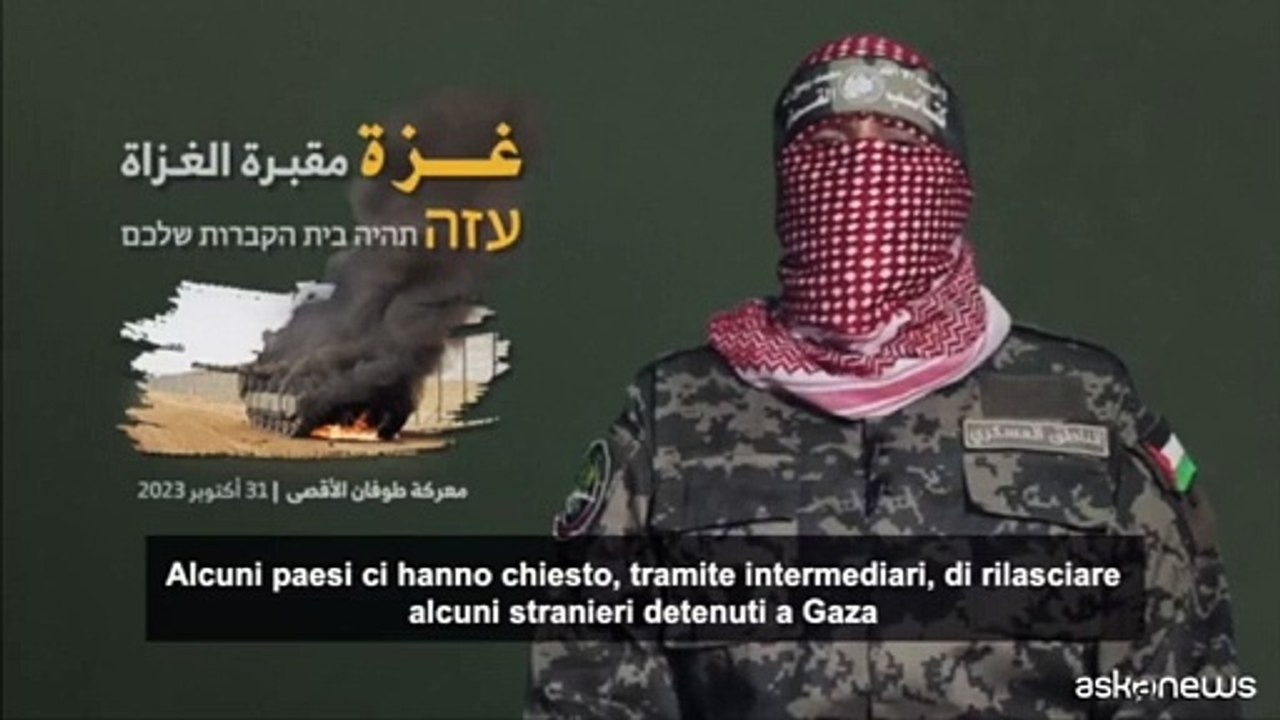 Hamas: "libereremo alcuni ostaggi stranieri nei prossimi giorni"