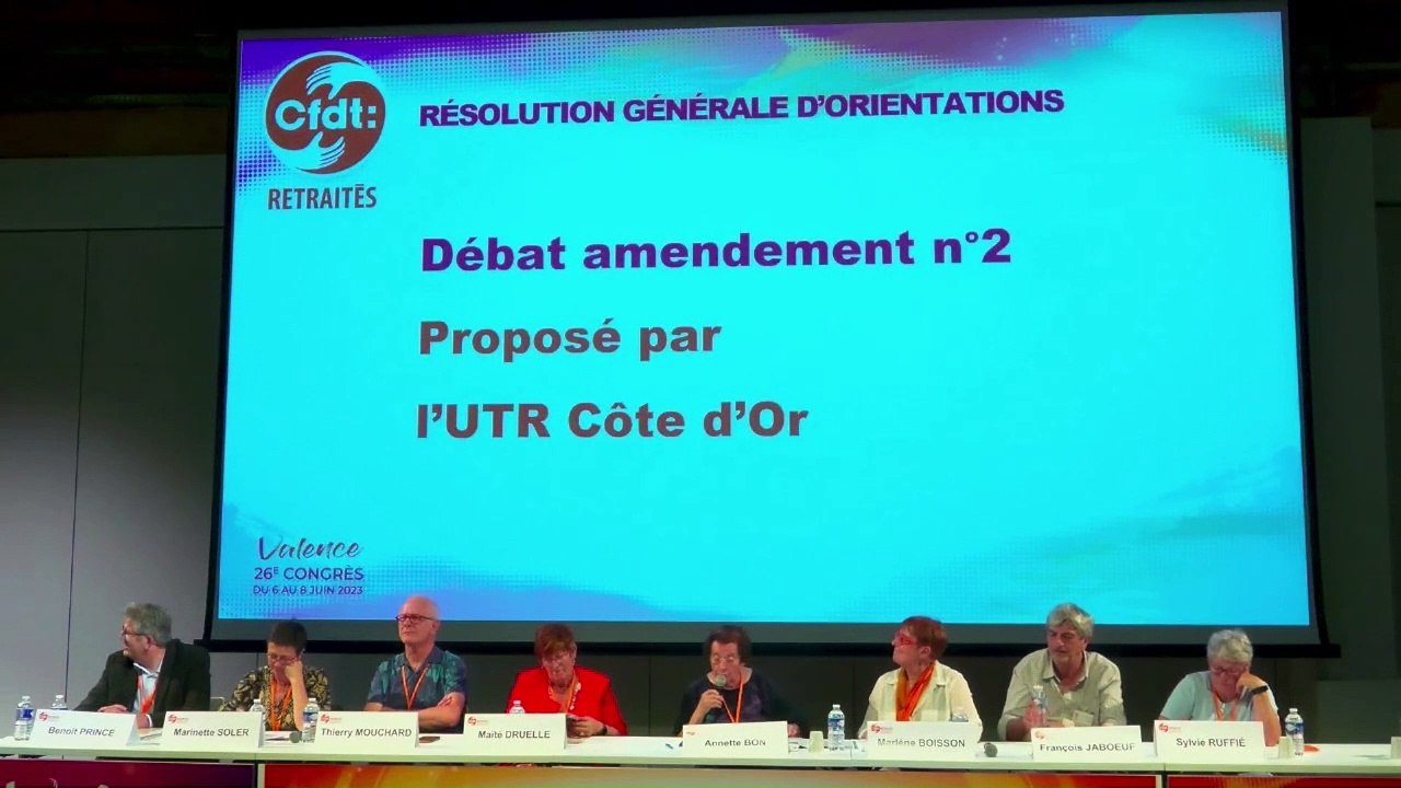 15 - Résolution générale : suites des débats et vote