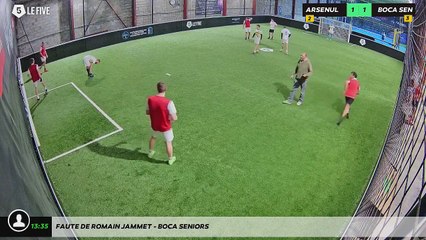 Faute de Romain JAMMET - BOCA SENIORS