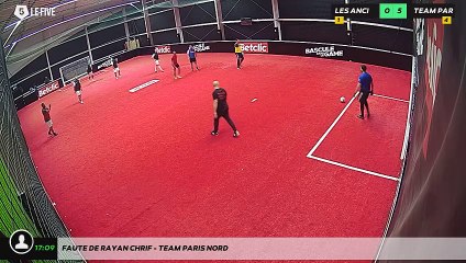 Faute de Rayan CHRIF - TEAM PARIS NORD