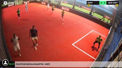 Faute de Nicolas Martin - RSFC