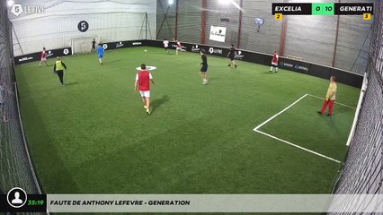 Faute de Anthony LEFEVRE - GENERATION