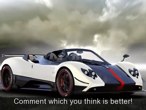 2010 Pagani Zonda Cinque Roadster vs. 2010 Koenigsegg CCXR Trevita