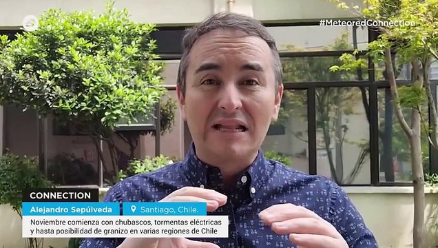 Noviembre comienza con chubascos, tormentas eléctricas y hasta posibilidad de granizo en varias regiones de Chile