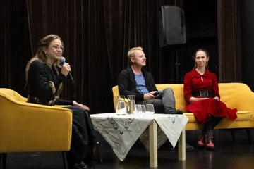 Cezary Łukaszewicz odwiedził Kartuzy. Rozmawiano o filmie „Chłopi” i nie tylko...