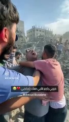 Yakınları öldürülen Gazzelinin feryadı