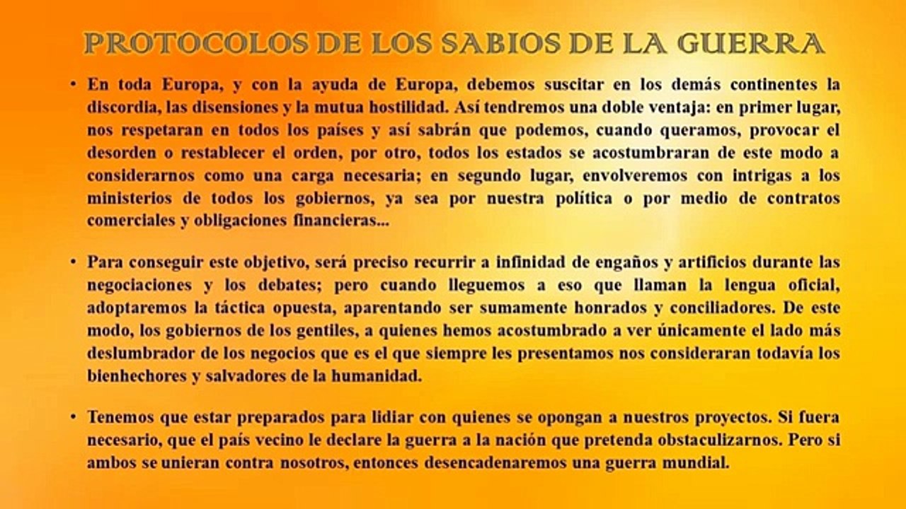 S7ptimo Consejo a las Potencias Mundiales.