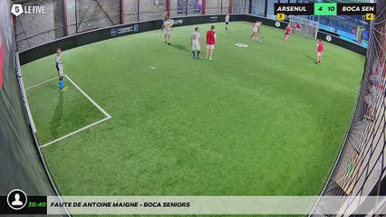Faute de ANTOINE MAIGNE - BOCA SENIORS