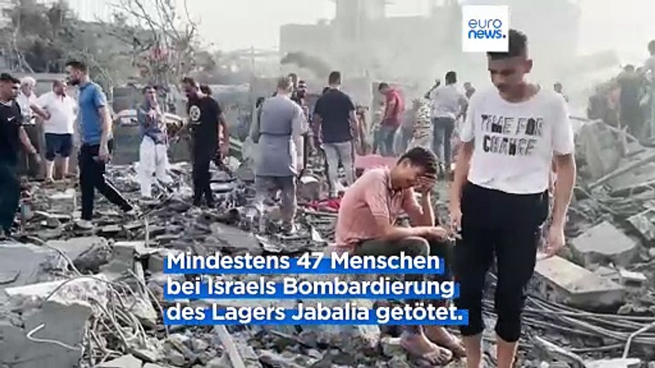 Israel bombardiert Flüchtlingslager Jabalia