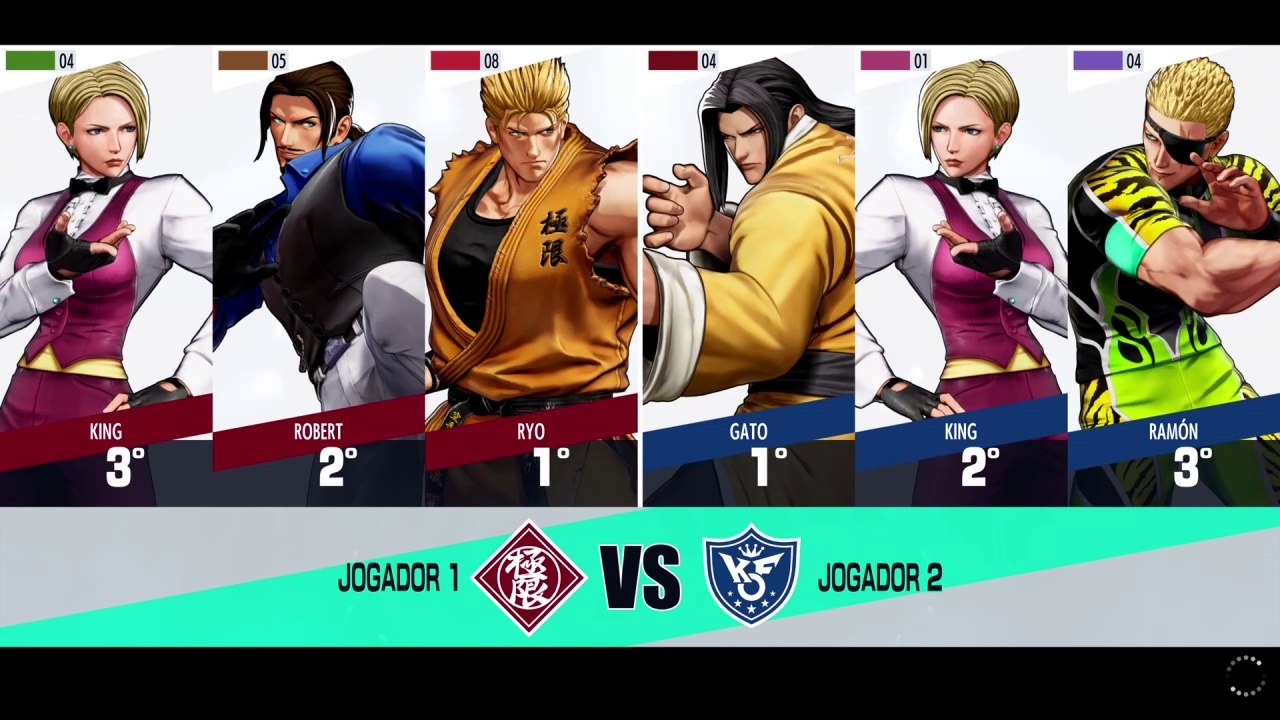 THE KING OF FIGHTERS XV RYO/ROBERT/KING VS GATO/KING/RAMÓN - video ...