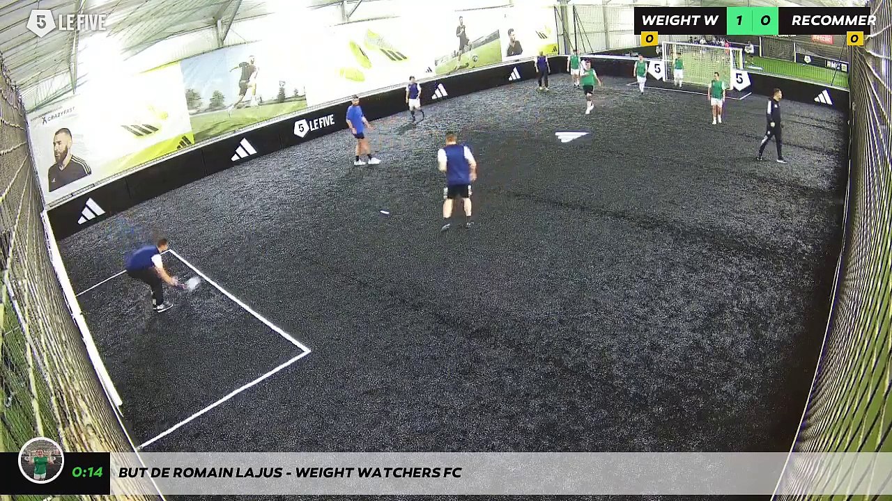 But de Romain LAJUS - WEIGHT WATCHERS FC