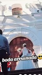 Video: No pagó pensiones de su hijo y el día de su boda fue arrestado por la Policía 