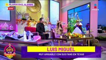 Luis Miguel más AMIGABLE que nunca al CONVIVIR con fans en Texas