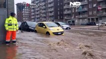 شاهد: الفيضانات تُغرق شوارع مدينة ميلانو الإيطالية