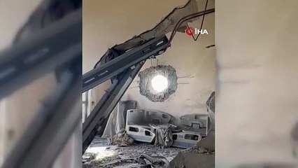 L'hôpital de l'amitié turco-palestinienne a subi de gros dégâts lors de l'attaque israélienne