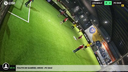Faute de Gabriel OROS - FC OAS
