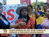 Apure | Pueblo indígena se moviliza en respaldo al Presidente Nicolás Maduro