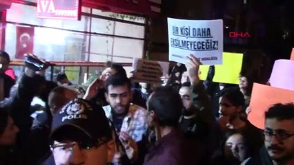 Eskişehir'de öğrenci intiharlarını protesto eden öğrenciler ile polis arasında arbede yaşandı