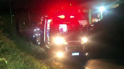 Motociclista fica ferido em acidente no Trevo do 14 de Novembro