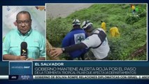 El Salvador continúa en alerta roja debido a la tormenta tropical Pilar