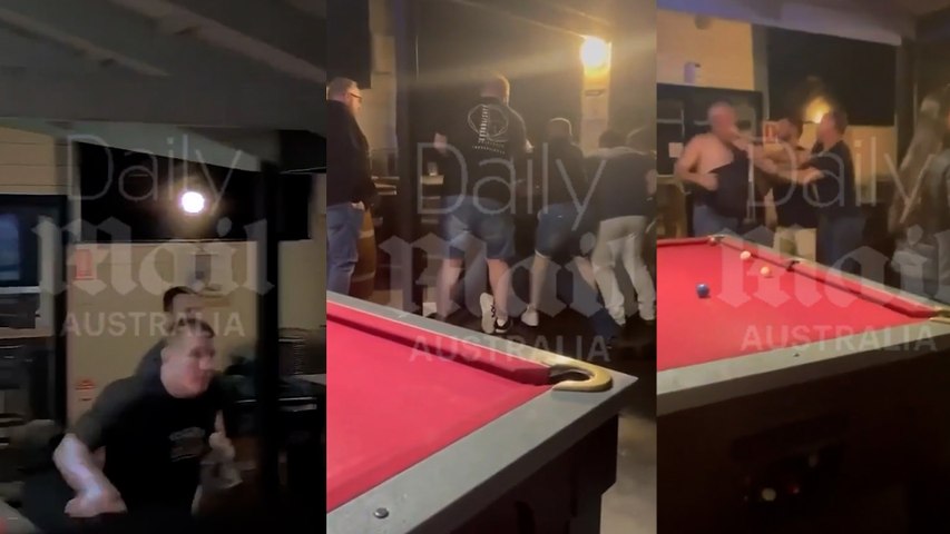 Former NRL player now commentator Paul Gallen has been involved in a bar fight on NSW’s south coast, with the incident caught on camera by punters.