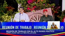 Pdte. Nicolás Maduro lidera reunión de trabajo con el Alto Mando Político Ampliado de la Revolución