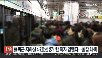 Download Video: 출퇴근 지하철 4·7호선 2개칸 의자 없애는 시범사업 추진