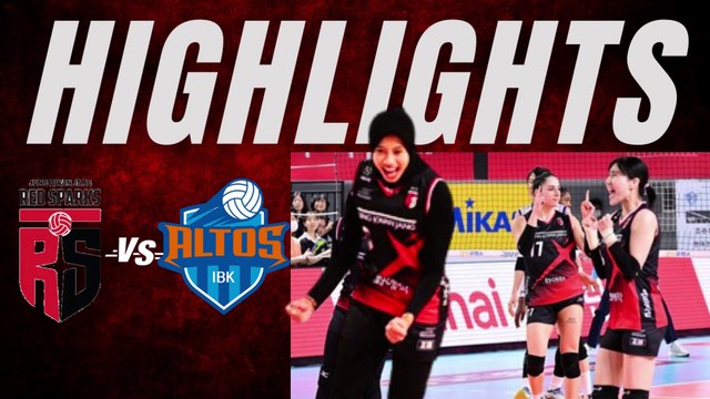 DEBUT MEGAWATI RED SPARK VS IBK ALTOS (17102023) KOREAN V LEAGUE 2023-2024