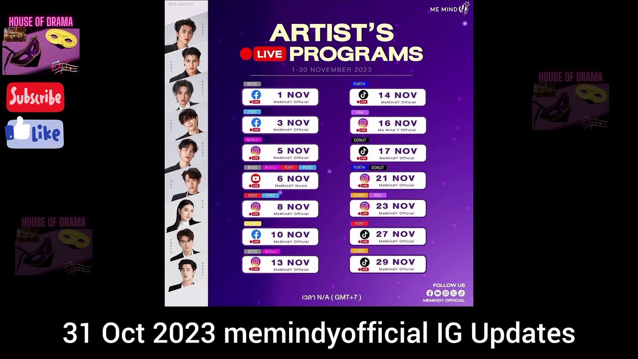 [Eng Sub] 31 Oct 2023 BossNoeul Updates / Celebrate with BossNoeul, ZeeNuNew, NetJames a sweet Happy Halloween 