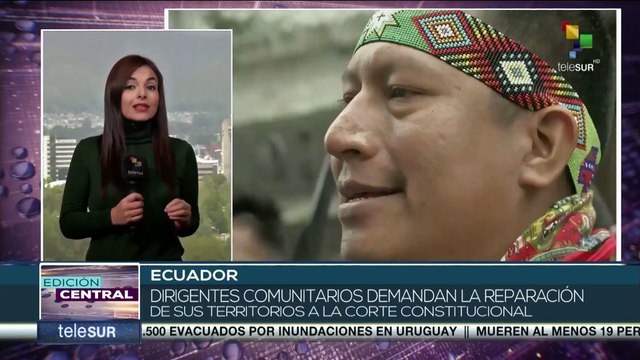 Pobladores de la Amazonía ecuatoriana exigen la reparación ambiental de sus territorios