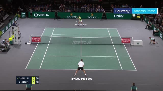 Alcaraz suffers shock loss to Safiullin in Paris