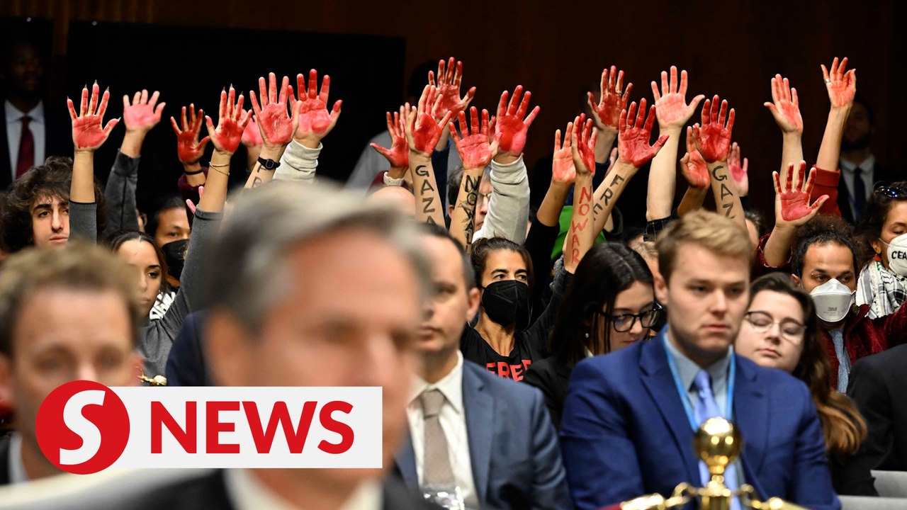 Anti-war protesters disrupt US Senate Israel-Ukraine funding hearing