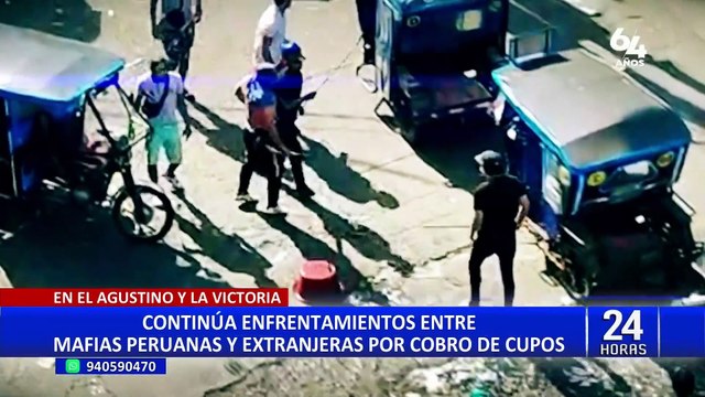 El Agustino: peruanos y extranjeros protagonizan violento enfrentamiento